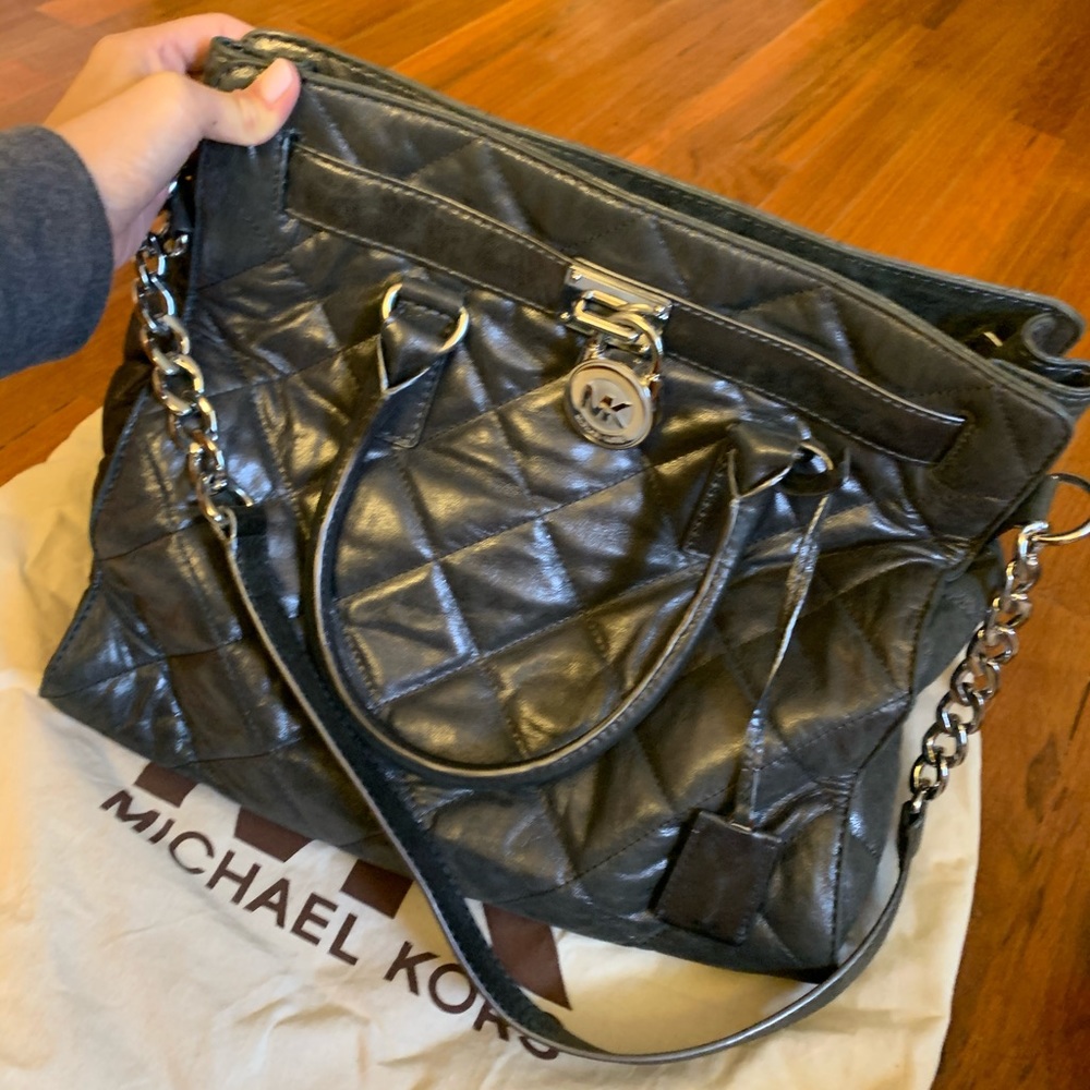 Preowned Michael Michael Kors Hamilton Grey